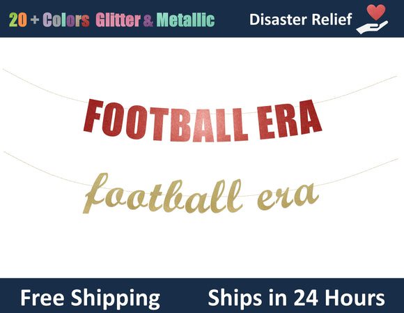 Football Era | Hanging Letter Party Banner