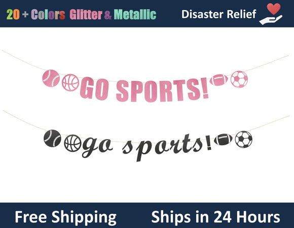 Go Sports | Hanging Letter Party Banner