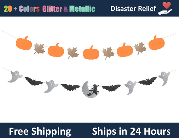 October Themes | Hanging Shapes Garland