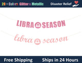 Libra Season | Hanging Letter Party Banner