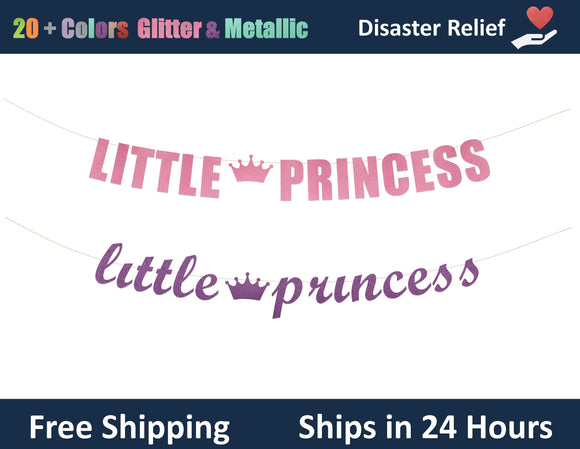 Little Princess | Hanging Letter Party Banner